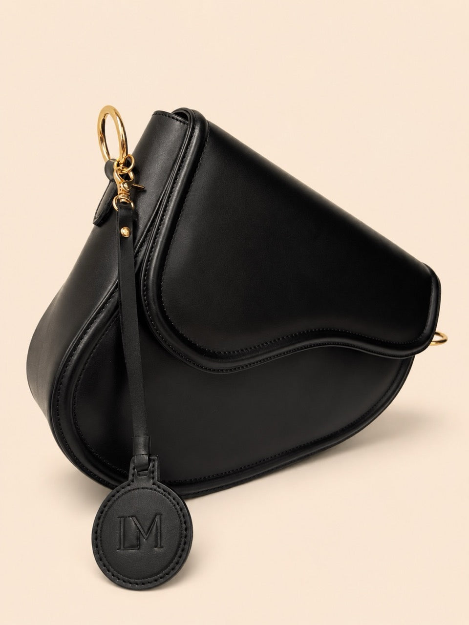 Sac Selle-LM Noir en Cuir