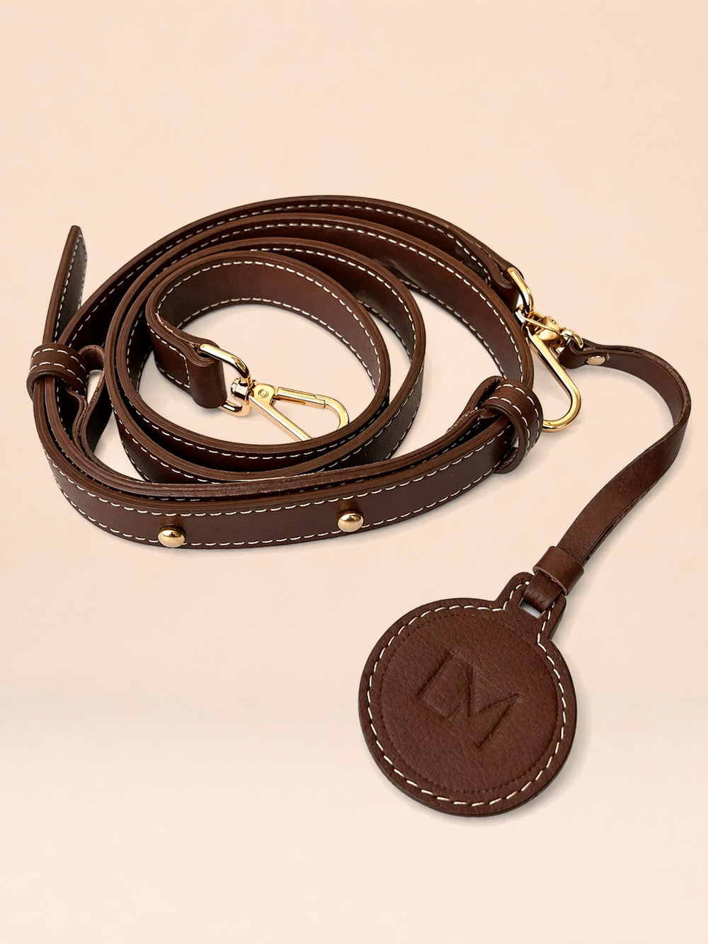 Panier Amazone Marron en Paille Naturelle et Cuir 6