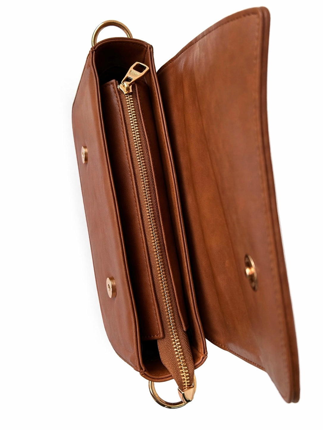 Sac Selle-LM cuir marron marbré Laure Montigny, design selle d'équitation, finitions dorées, détail finitions