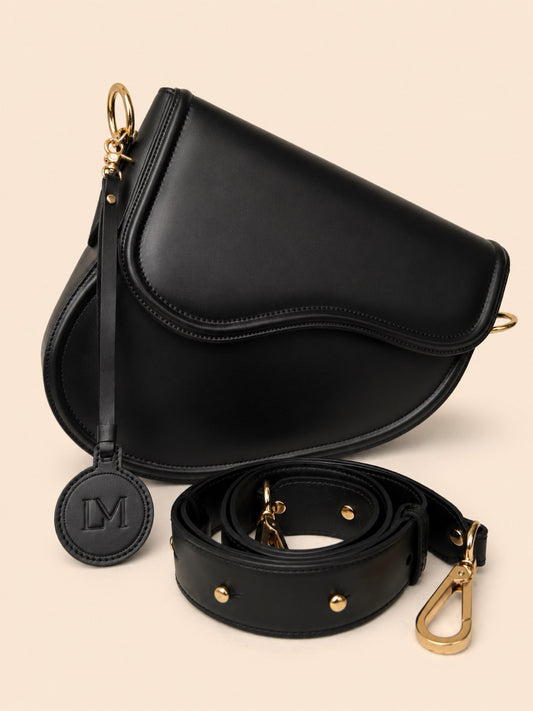 Sac Selle-LM Noir en Cuir