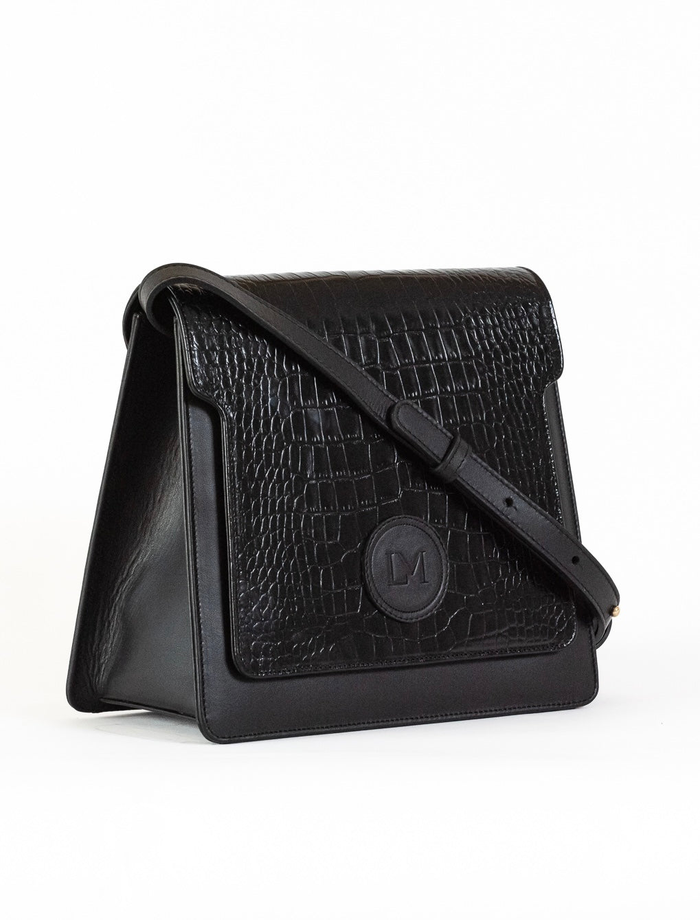 Sac Lipizzan noir croco