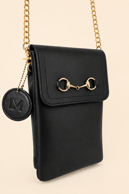 Sac téléphone Diane noir