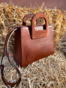 Sac Amazone marron tabac